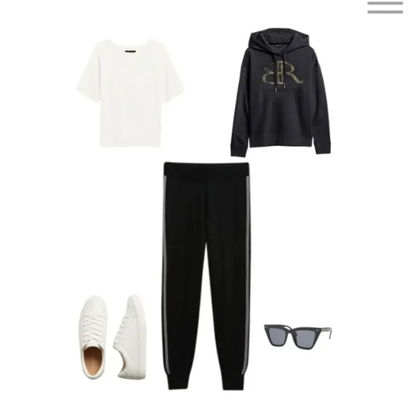 Banana Republic Logo Hoodie Sweatshirt - Picture 9 of 10